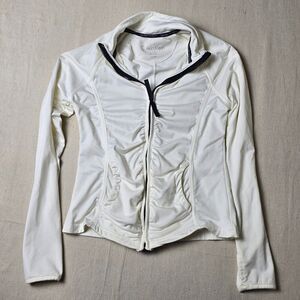 Calvin Klein Performance Jacket Women's XS‎ Ivory Quick Dry Fitness Jacket